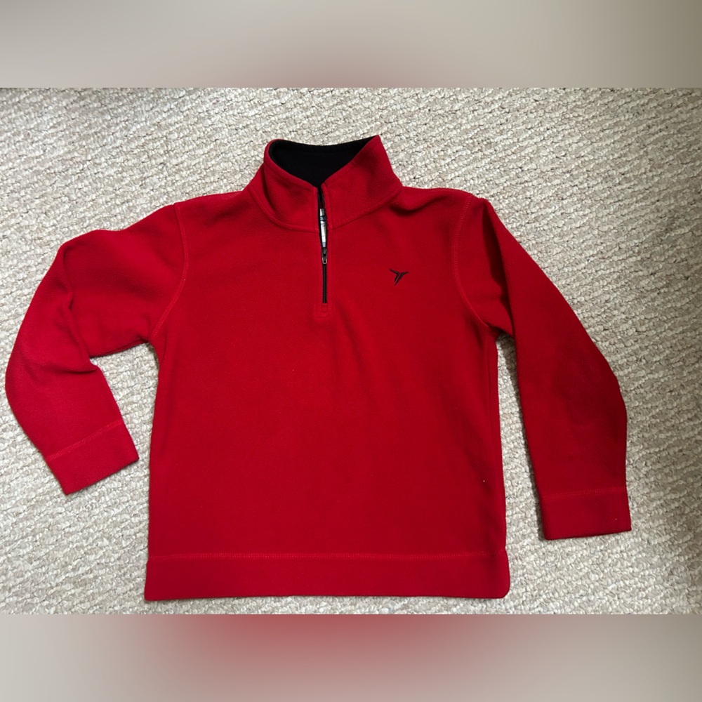 Boy’s Quarter-Zip Fleece Pullover size S 6/7